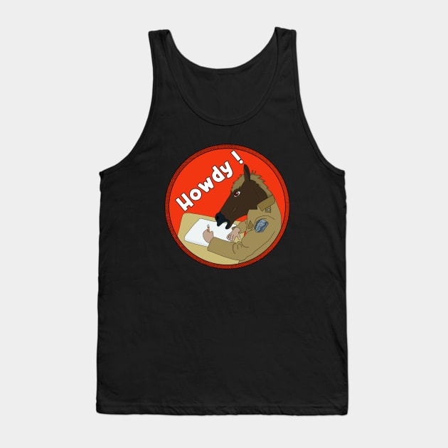 Howdy Horse Tank Top by DiegoCarvalho